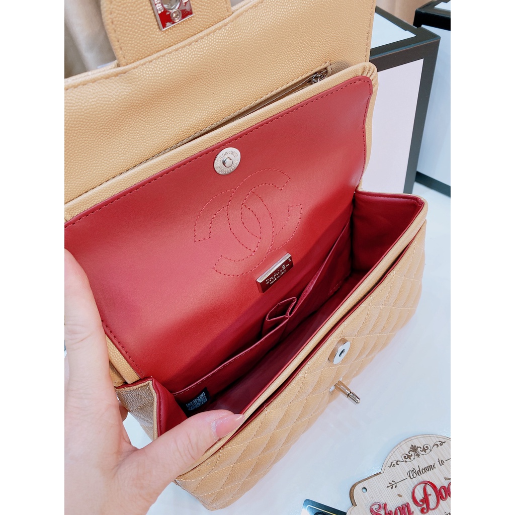Túi Xách Nữ Đeo Vai Sai 25 cm,Túi Đeo Chéo Ch Neo Chất Da Mềm Mại Có Nhiều Ngăn thiết kế Cực Sang Phong cách hàng quốc