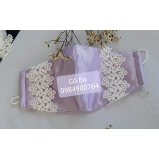 khẩu trang vải phi lụa