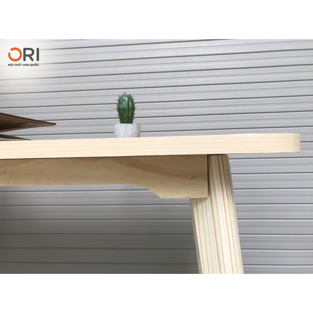 Bàn Làm Việc / Bàn Học Dài Gỗ MDF Không Vạt - Slender Table - ORI NỘI THẤT HÀN QUỐC