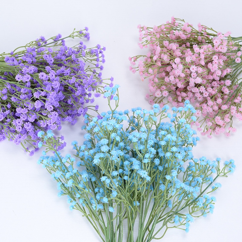 Bó Hoa gypsophila Nhân Tạo Bằng Nhựa Mềm Mại Dùng Để Trang Trí Nội Thất