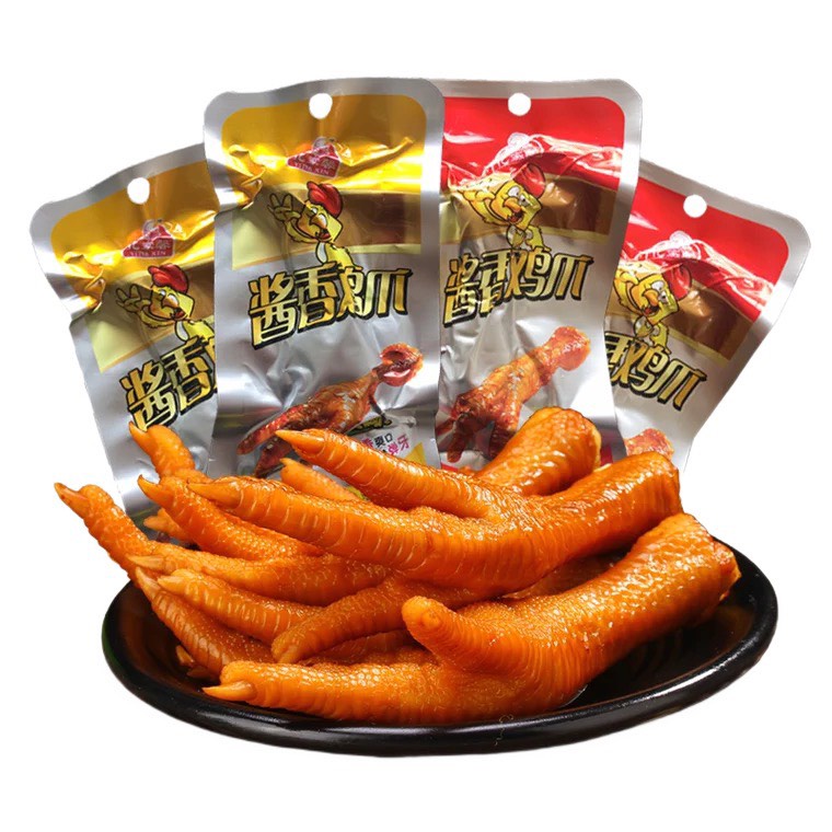 Chân gà xì dầu cay Tứ Xuyên 32g (Bịch 30 cái)
