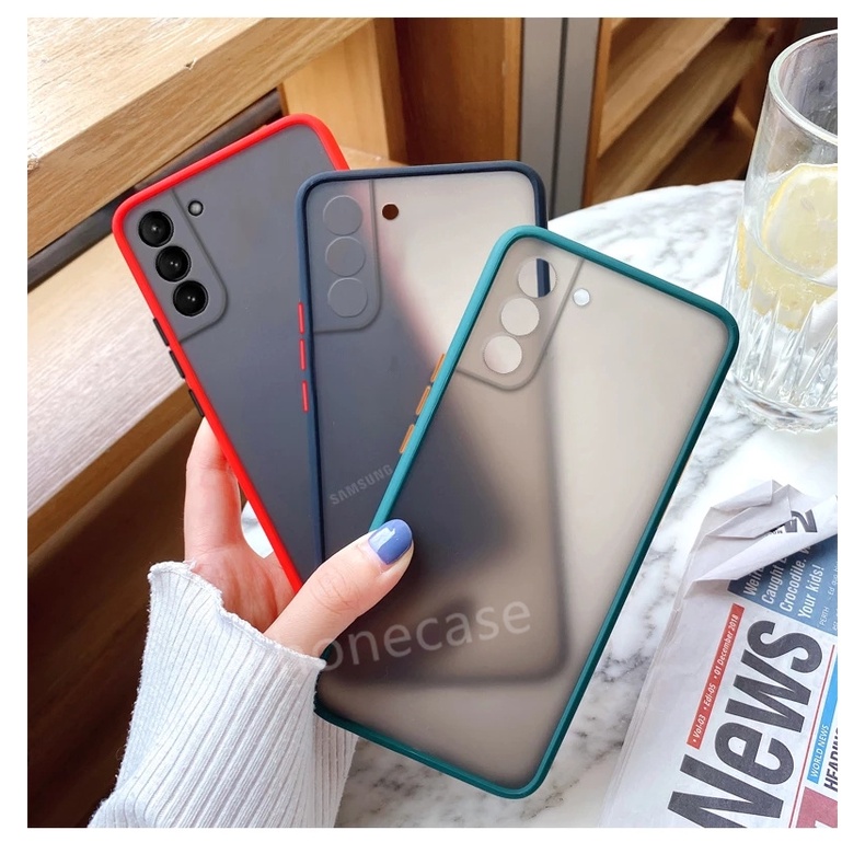 Phone case For Samsung Galazy S21 FE 5G Ultra Plus + Matte Translucent Casing skin feel Silicone Cover with Lens camera protection