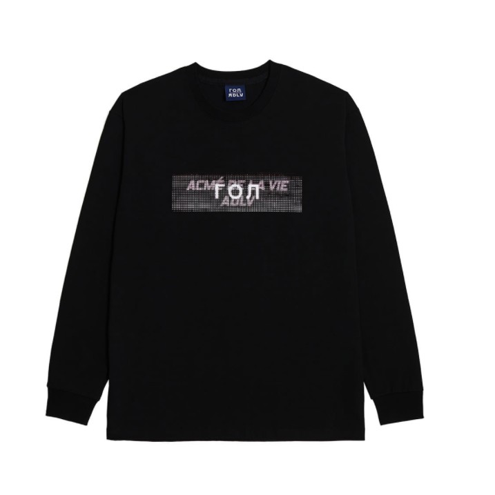 Áo Thun Dài Tay LOG X ADLV DOCKING LONG SLEEVE T-SHIRT BLACK