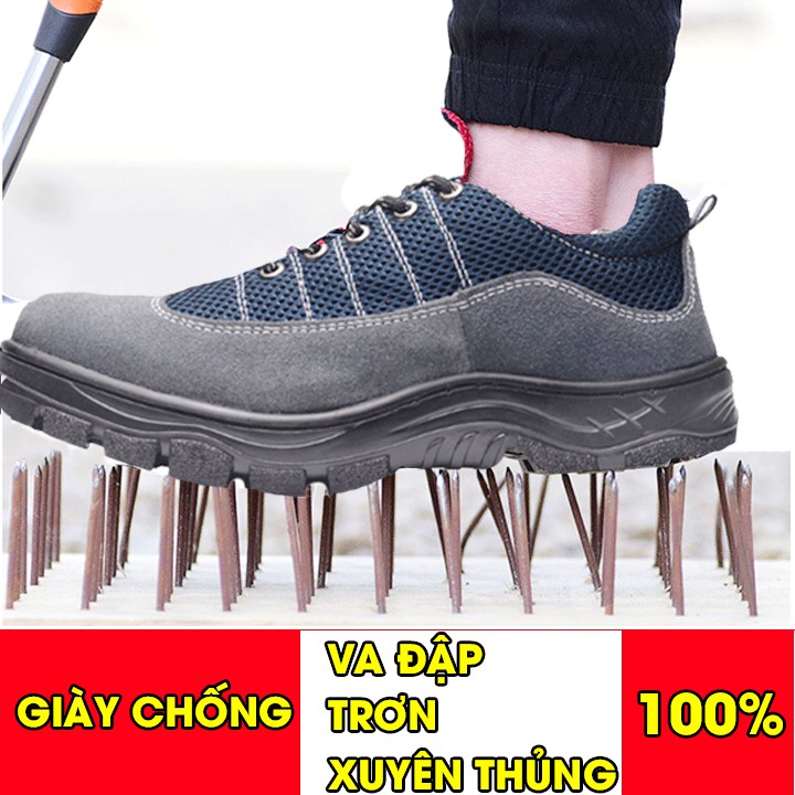 GIÀY BẢO HỘ NHẬP KHẨU CAO CẤP - ĐỒ BẢO HỘ LAO ĐỘNG - GIÀY ĐI PHƯỢT