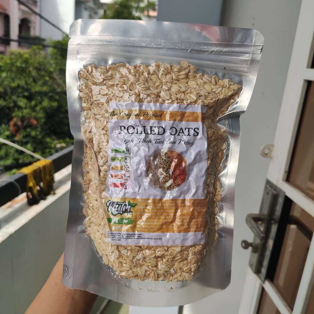 [Mã GROSALE2703 giảm 8% đơn 250K] Yến mạch Nutrion cán mỏng 500g