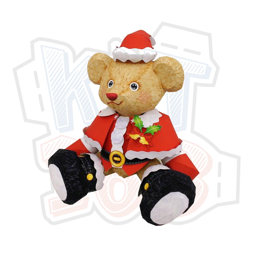 Mô hình giấy Giáng sinh Noel Christmas Costume (Gấu bông)