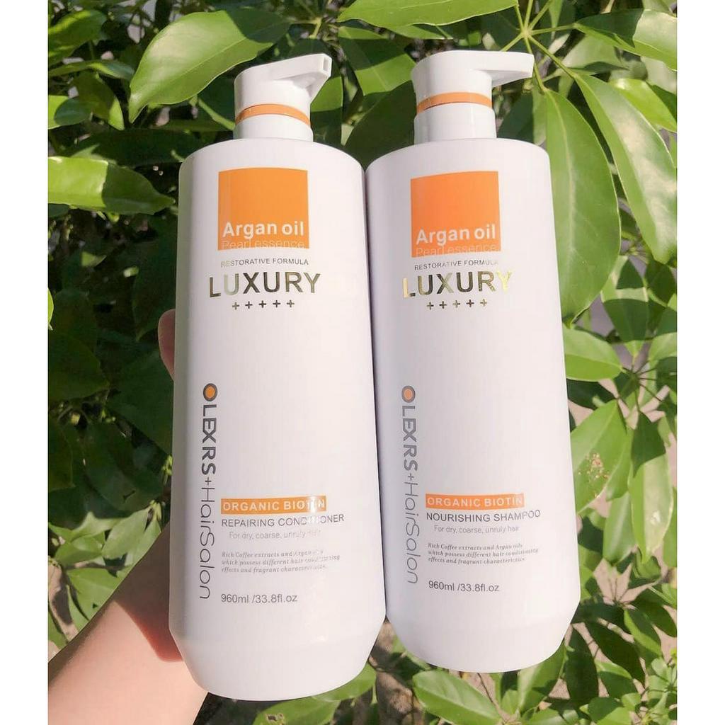 Dầu gội xả phục hồi, chống rụng tóc Olexrs Hair Salon Luxury 500 - 960ml