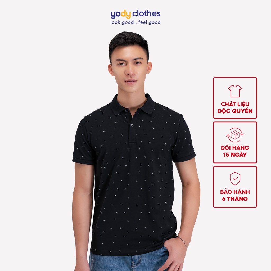 [Mã WABRYD221 giảm 10% đơn 250K] Áo thun polo nam YODY họa tiết hải âu vải mắt chim cao cấp thoáng mát APM4349 | BigBuy360 - bigbuy360.vn