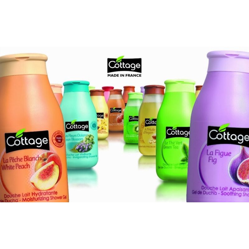 [Chính Hãng] Sữa Tắm Sáng Da, Cấp Ẩm Cottage Pháp 250ml Nhiều Mùi Hương Siêu Thơm - Wincy Mart