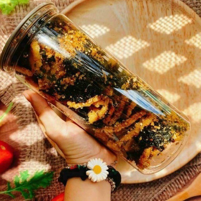 CƠM CHÁY MẮM HÀNH LẮC RONG BIỂN SIÊU NGON - LON 300GR