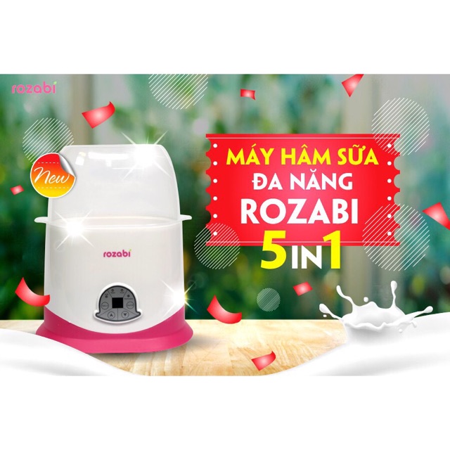 Máy hâm sữa 5in1 Rozabi fullbox (còn BH)