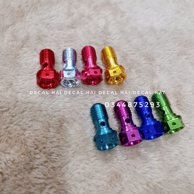 Ốc xỏ dây dầu nhôm màu