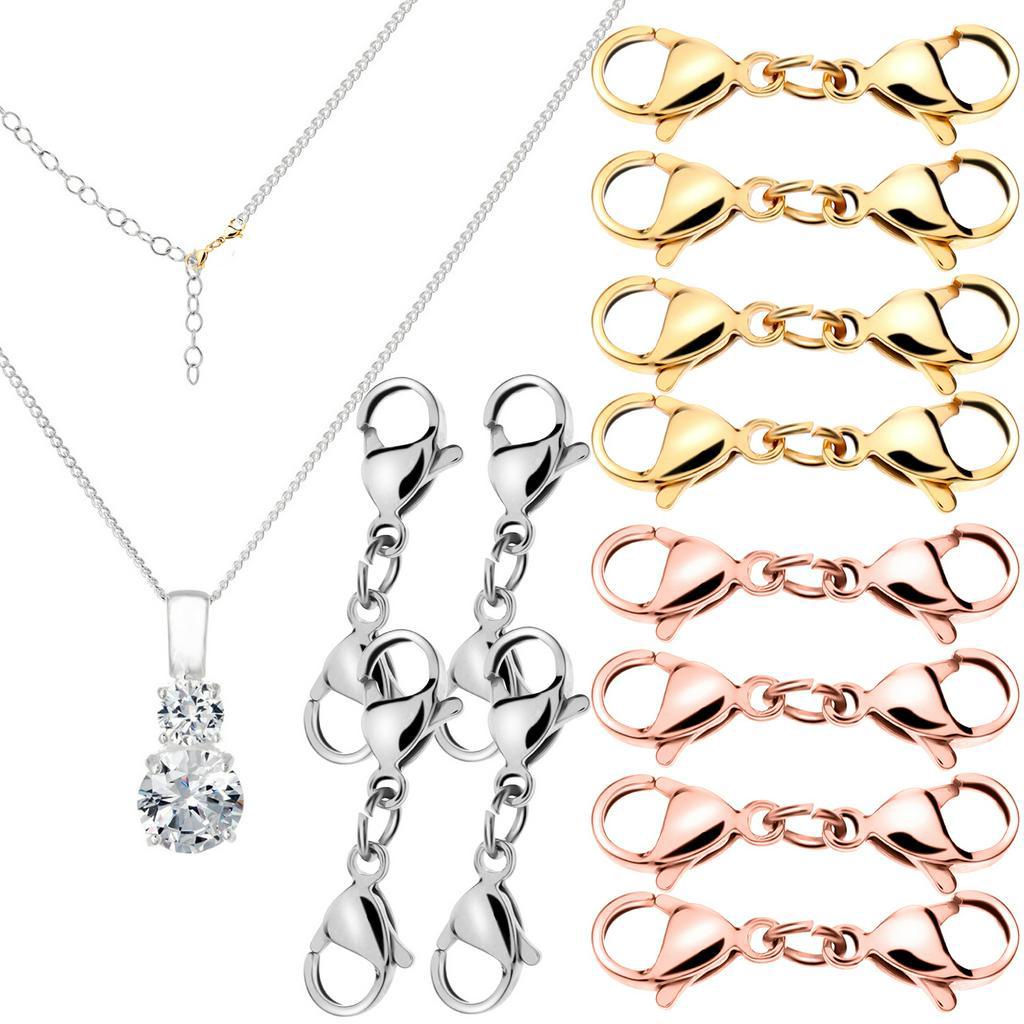 Bộ 12 Móc Nối Dài Vòng cổ Bằng Kim Loại Tiện Dụng