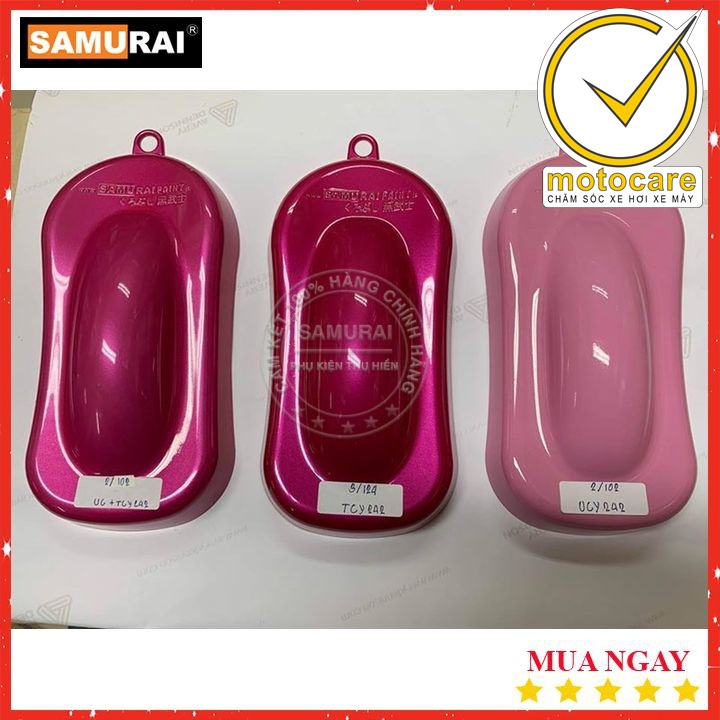 Chai Sơn Xịt Samurai Màu Hồng - Mã UCY242 + TCY242