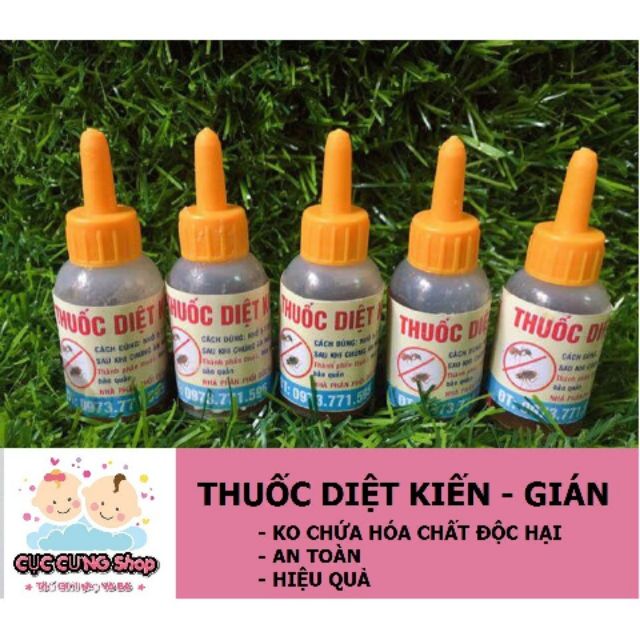 Sỉ 10 lọ thuốc diệt kiến gián sinh học