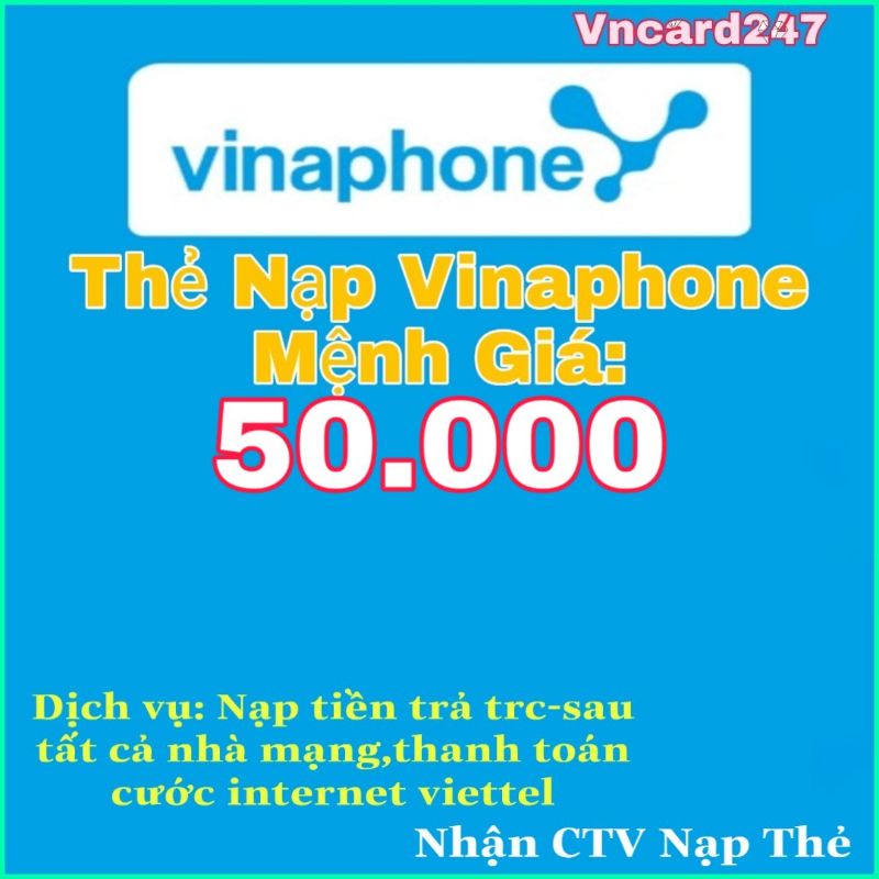 Thẻ vinaphone 50