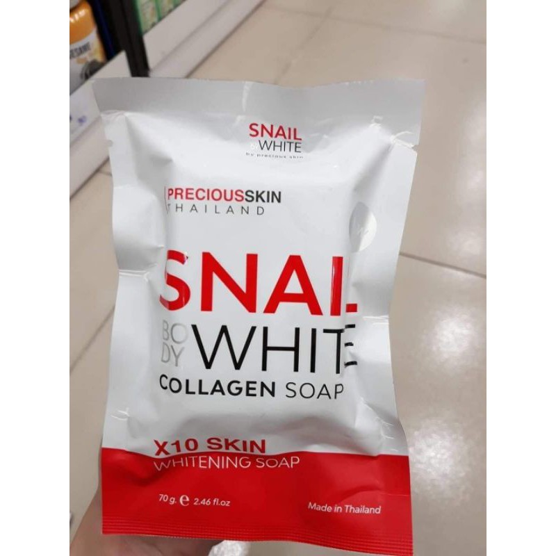 Xà phòng Snail Body White Collagen Thái Lan (70g)