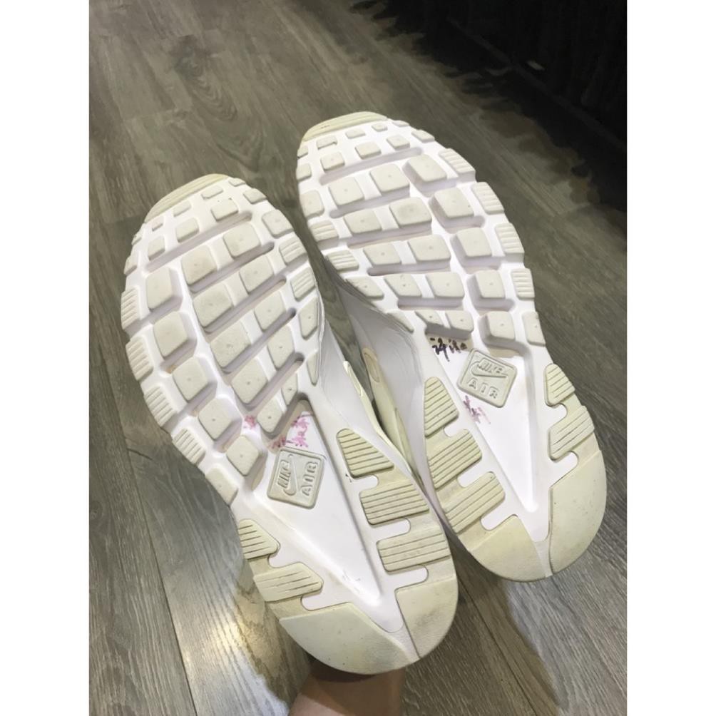 ff [ Sales 11-11] [Hàng Auth] Giày Nike Huarache 2hand trắng 43 27.5cm . HOT . 11.11 :
