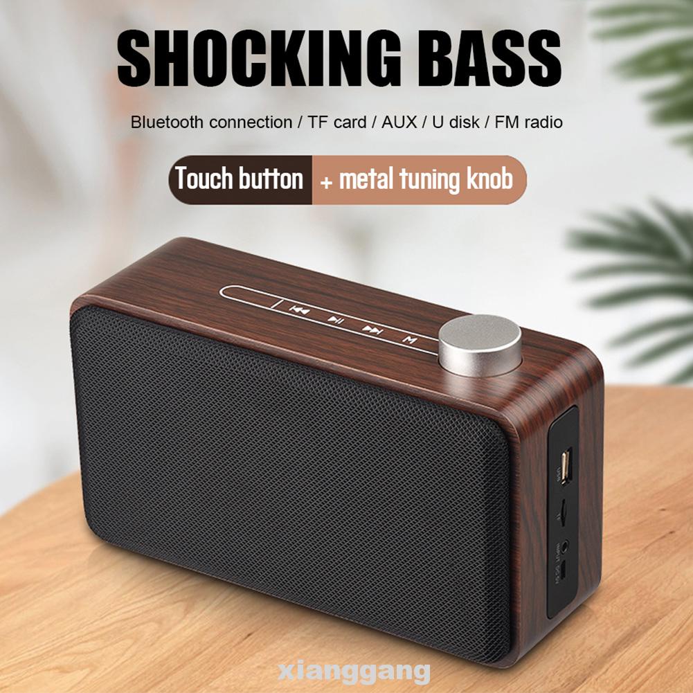 Wireless Bass Portable Touch Control Aux Support Bluetooth Speaker