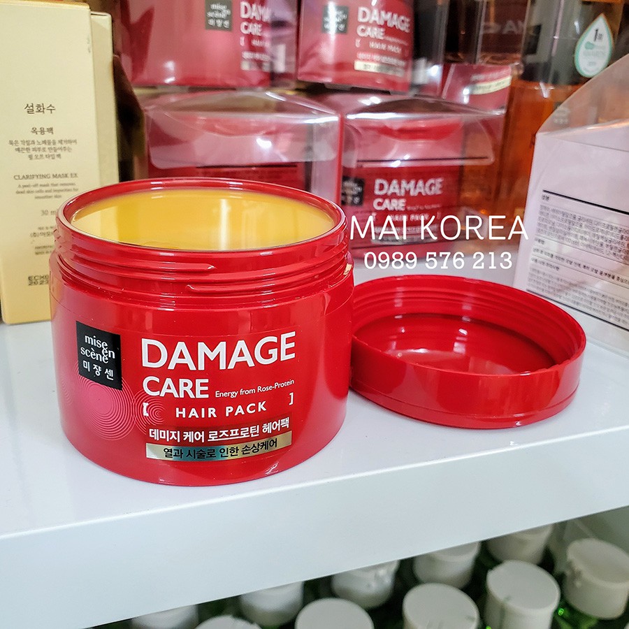 Ủ tóc Missen đỏ Damage Care Hair Pack Hàn Quốc