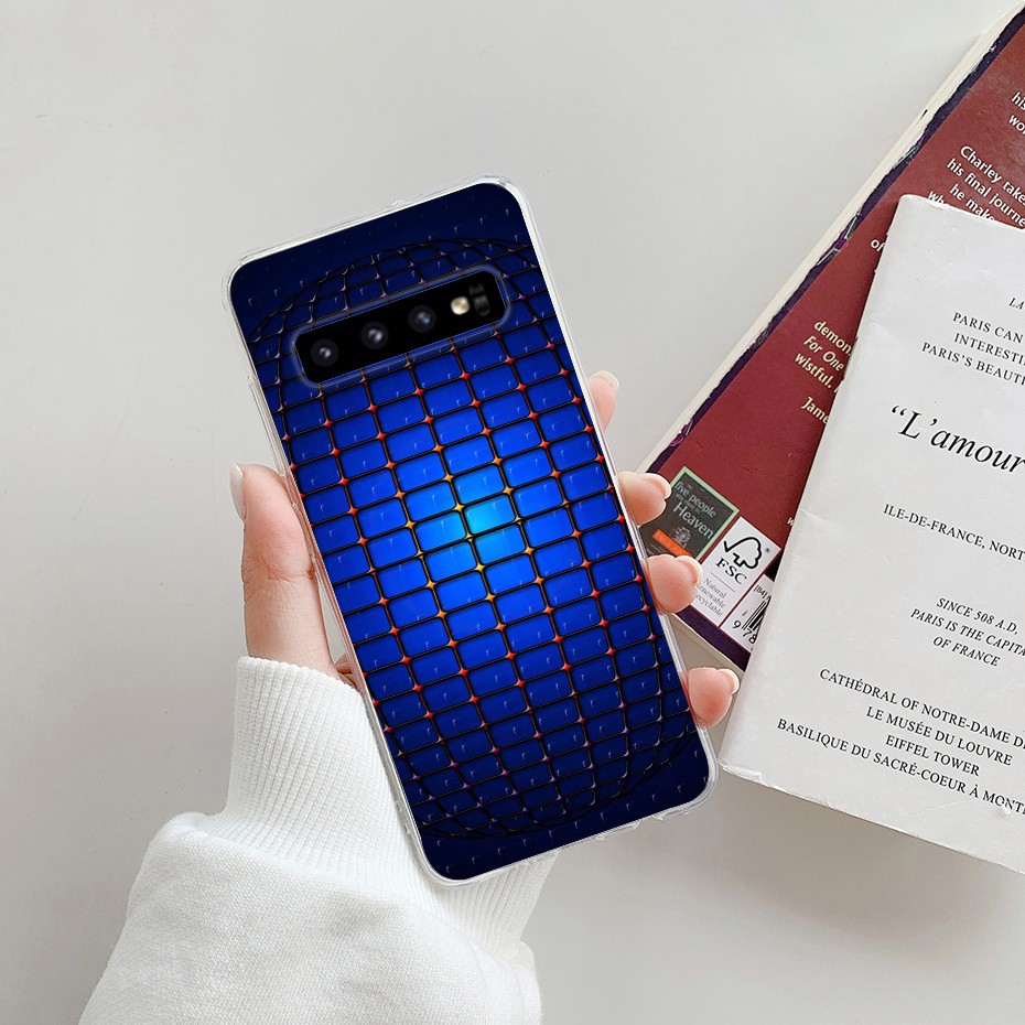 Ốp điện thoại TPU silicon mềm hình hoa xinh xắn thời trang cho Samsung Galaxy S10 Plus S10 S10E