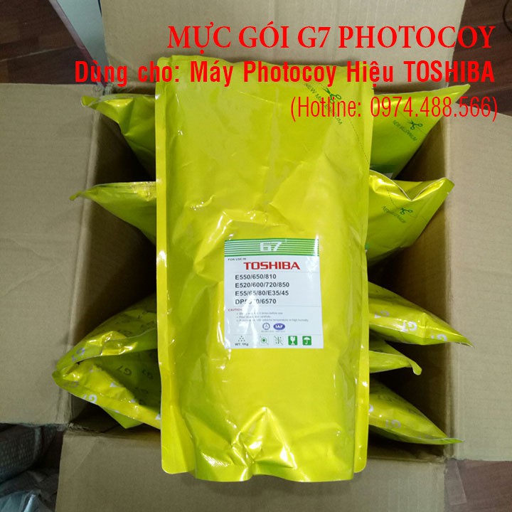 Mực máy Photocopy TOSSHIBA e-Studio G7 1kg (fullbox)