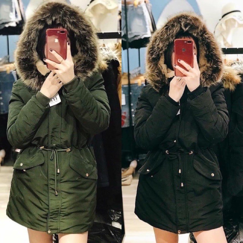 Áo khoác Parka zara nữ