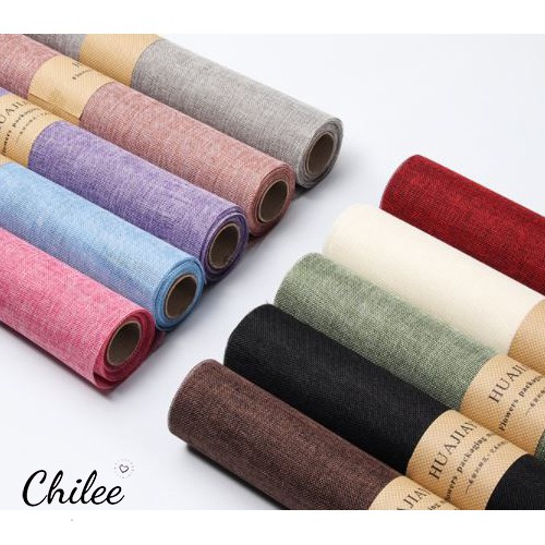 GIẤY GÓI HOA LƯỚI THÔ ĐŨI CUỘN