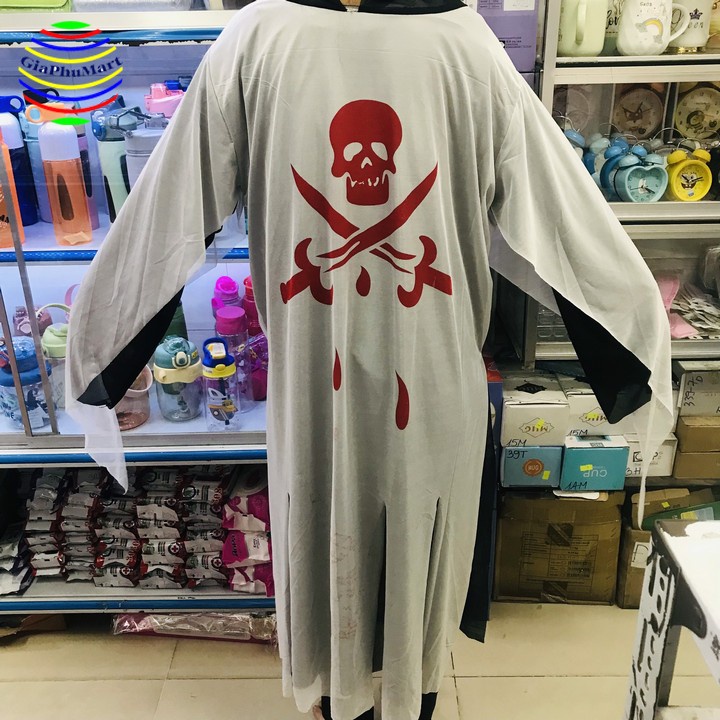 Áo Choàng Halloween Thay Ma - Áo Choàng Bàn Tay Máu Halloween