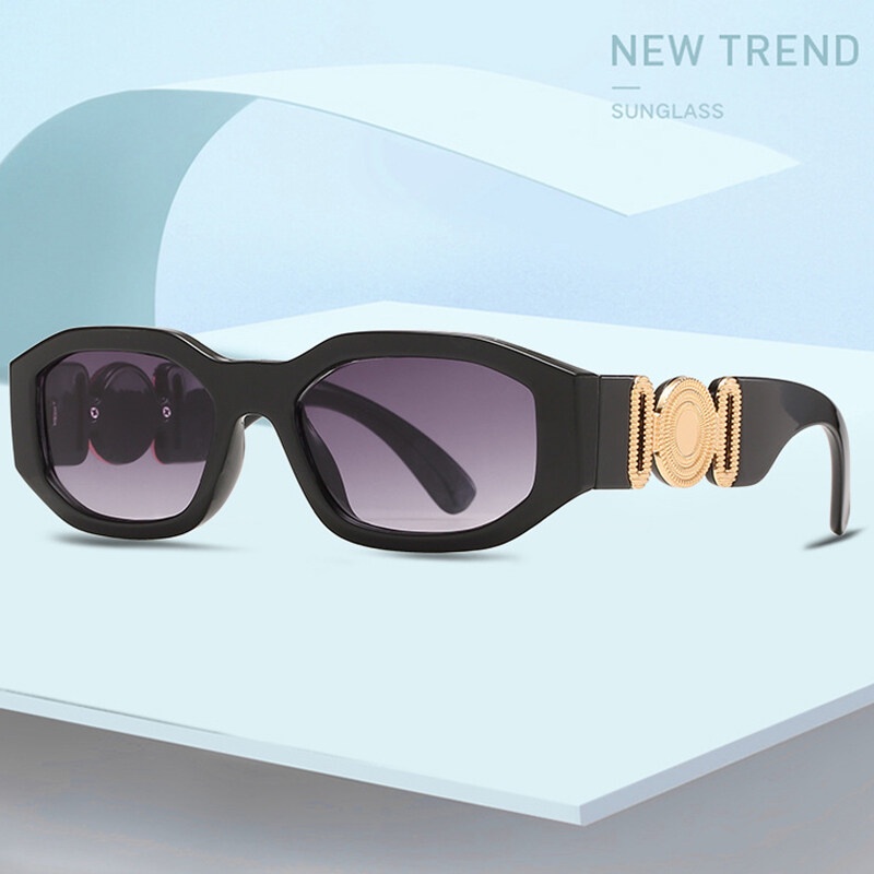 Kính Mát Mắt Mèo Gọng Vuông Nhỏ Thời Trang Unisex