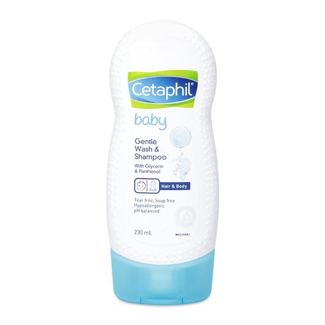 Sữa Tắm Gội Trẻ Em Cetaphil Baby Gentle Wash & Shampoo 230ml LS