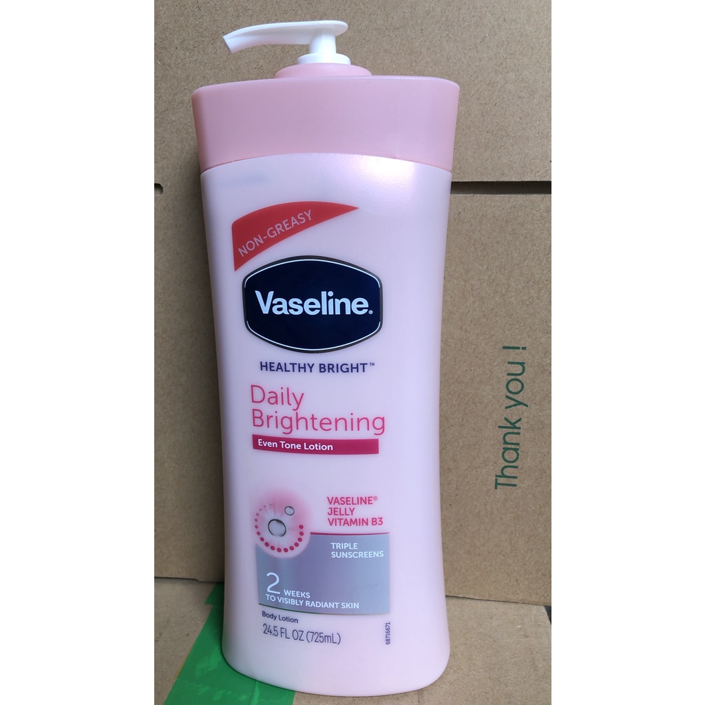 Sữa dưỡng thể Vaseline Daily Brightening UV 725ml