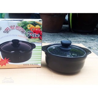 Nồi đất tráng men kho cá 1 lít