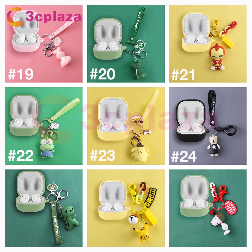 Vỏ silicon chống bụi bảo vệ cho tai nghe không dây SXL30 Samsung Galaxy Buds Live / Buds Pro / Buds 2 Galaxy Buds live