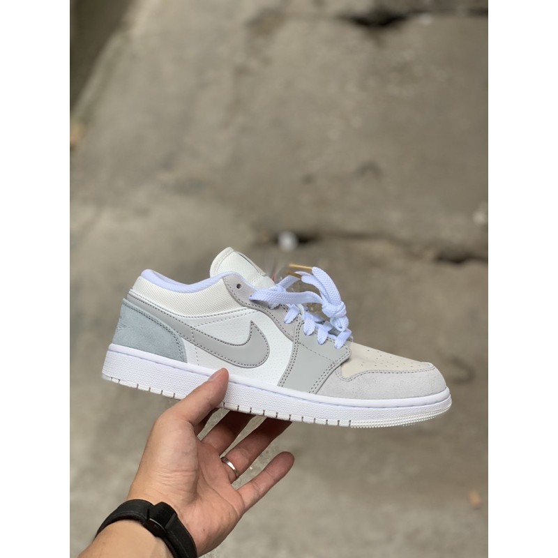 Giày JD LOW xám trắng 11 (36-45)