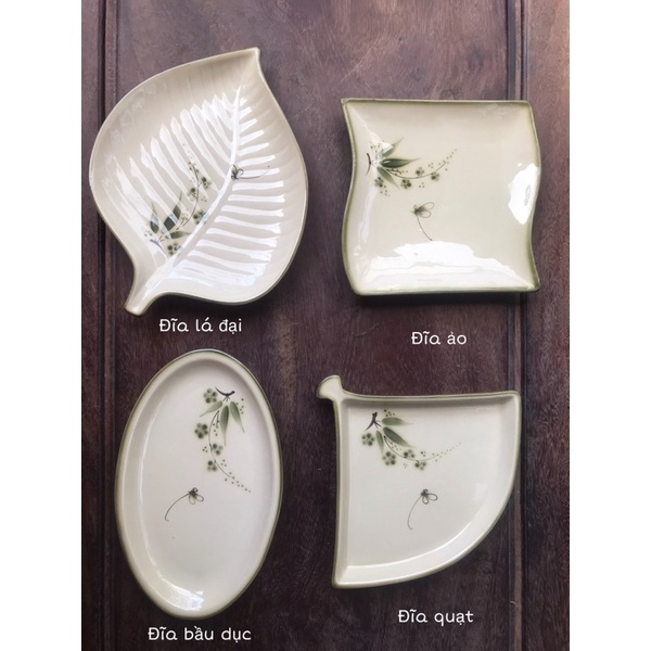 Bộ bát đĩa sứ Bát Tràng tự chọn  - 30 sản phẩm