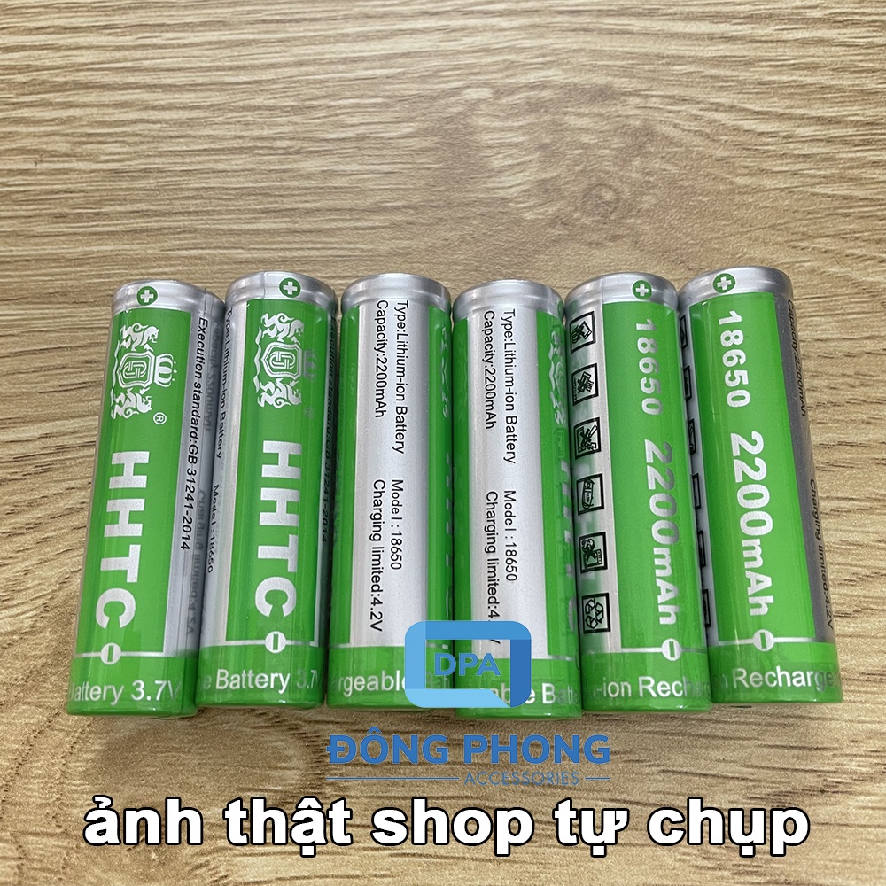 Pin Sạc 18650 4.2V 2200mAh Lithium-ion