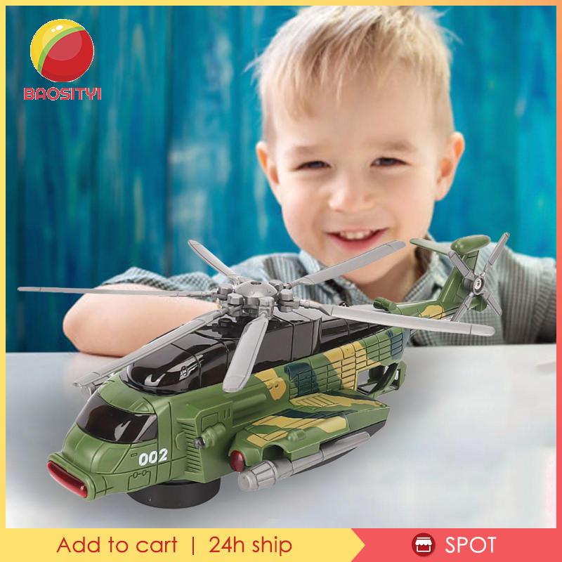 Máy Bay Trực Thăng Đồ Chơi Có Đèn Led Baosity1 Cho Bé Trai