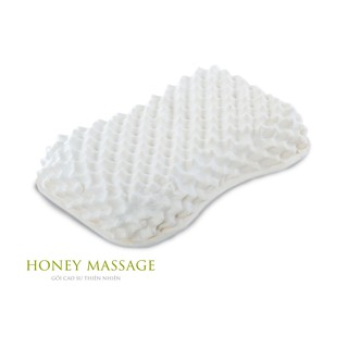 Gối nằm 100% Cao Su Thiên Nhiên Honey Massage Vạn Thành 35x60x12cm