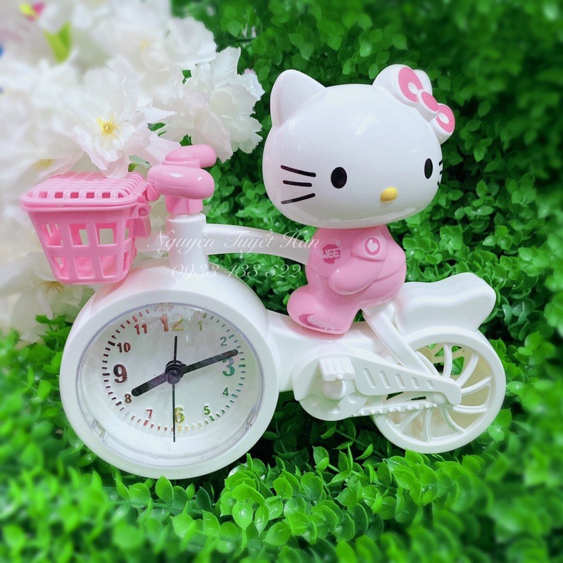 Đồng hồ báo thức Hello Kitty Doremon Doraemon