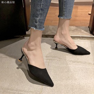 ☃Dép cao gót mũi nhọn thời trang mùa hè cho nữ
