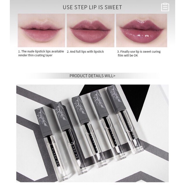 Son Bóng Dưỡng Mềm Và Căng Mộng Môi Flash Moment Hàng Nội Địa Trung MX | BigBuy360 - bigbuy360.vn