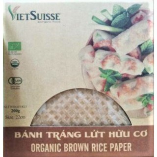 Bánh Tráng Lứt Hữu Cơ Vietsuisse 200g