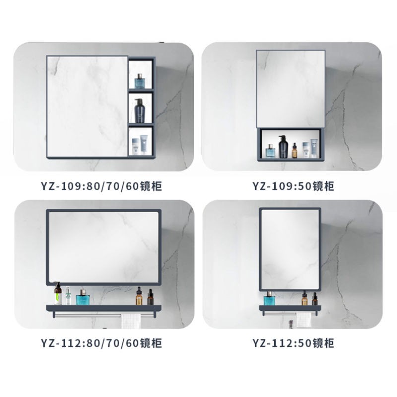 Không gian phòng tắm bằng nhôm kết hợp tủ nhẹ căn hộ nhỏ sang trọng chậu rửa tay bàn trang điểm treo tường < | BigBuy360 - bigbuy360.vn