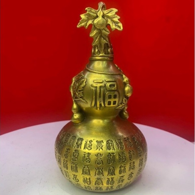 Hồ Lô Chữ Phúc vật phẩm phong thuỷ bằng đồng