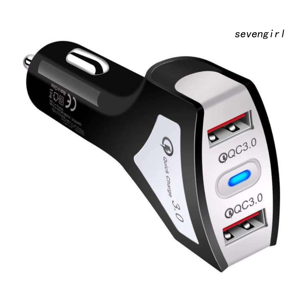 Cốc Sạc Nhanh Qc3.0 2 Cổng Usb Có Đèn Led