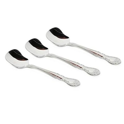 Set 3 thìa inox ăn kem, uống trà Echo họa tiết tinh xảo Nhật Bản - Tetuchan Store