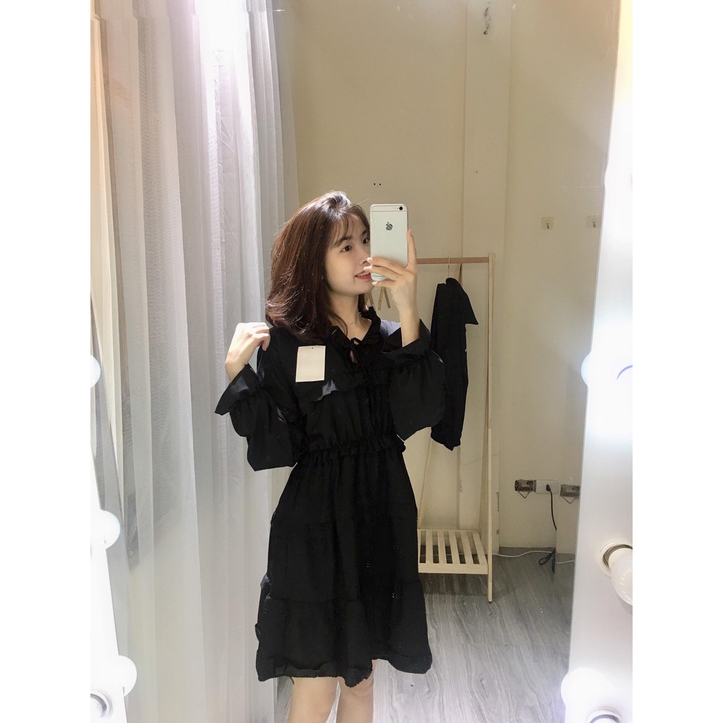 VÁY BÈO DÀI TAY NHIỀU TẦNG GIÁ RẺ CÁ TÍNH THỜI TRANG | BigBuy360 - bigbuy360.vn