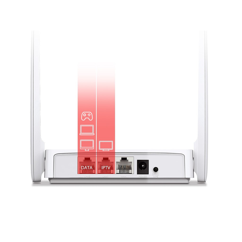 Bộ Phát Wifi Mercusys AC10 Băng Tần Kép AC1200 - Hàng Chính Hãng