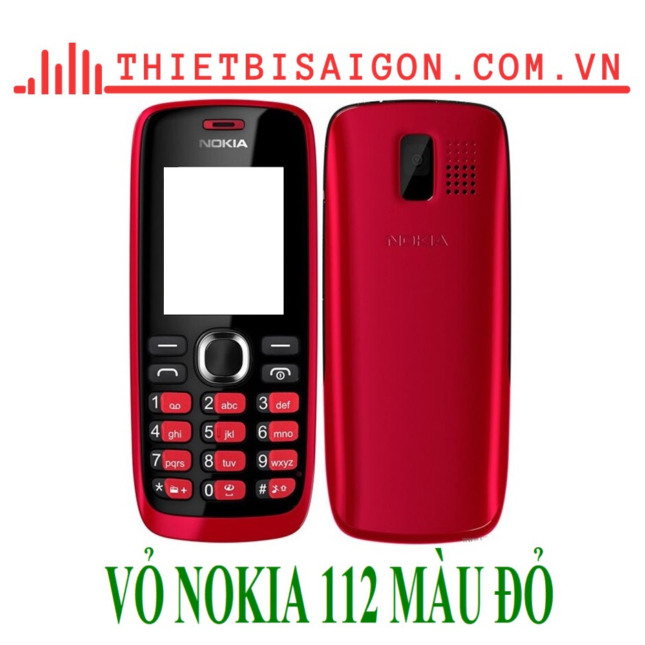 VỎ NOKIA 112 MÀU ĐỎ